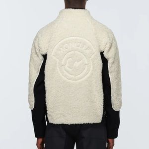 Authentic Moncler Genius Moncler Frgmt Zip Up Cardigan Jacket In White
